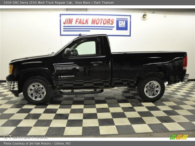 Onyx Black / Dark Titanium 2009 GMC Sierra 1500 Work Truck Regular Cab