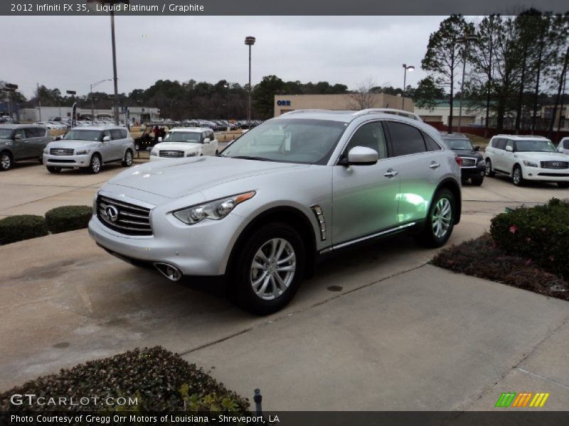 Liquid Platinum / Graphite 2012 Infiniti FX 35