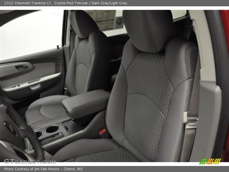 Crystal Red Tintcoat / Dark Gray/Light Gray 2012 Chevrolet Traverse LT