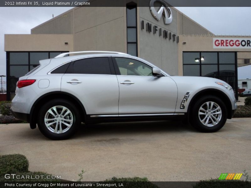 Liquid Platinum / Graphite 2012 Infiniti FX 35