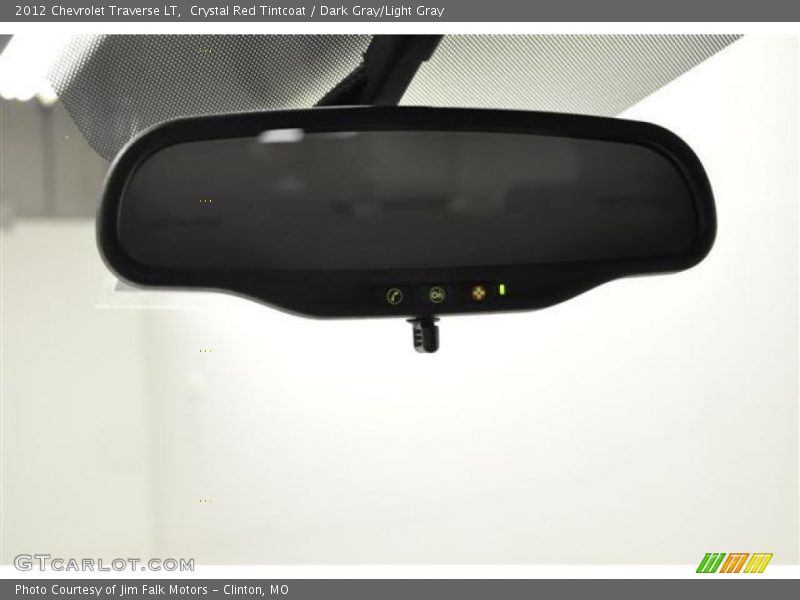 Crystal Red Tintcoat / Dark Gray/Light Gray 2012 Chevrolet Traverse LT