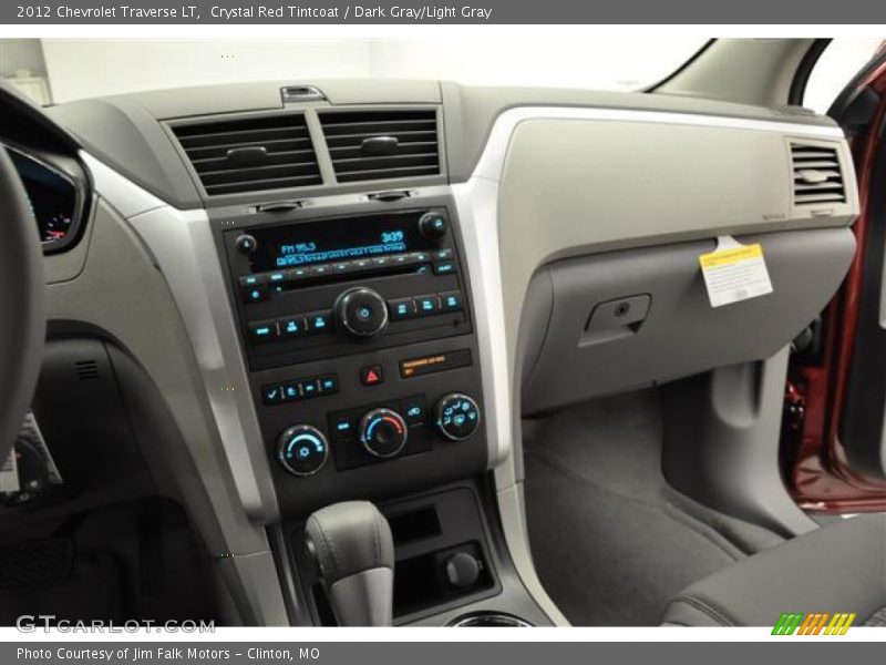 Crystal Red Tintcoat / Dark Gray/Light Gray 2012 Chevrolet Traverse LT