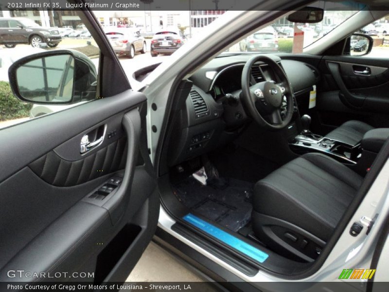  2012 FX 35 Graphite Interior