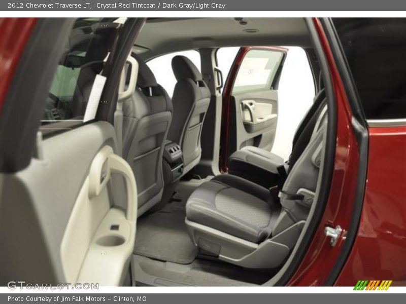 Crystal Red Tintcoat / Dark Gray/Light Gray 2012 Chevrolet Traverse LT