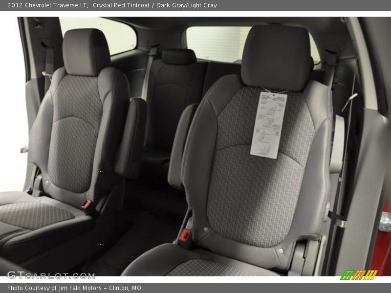 Crystal Red Tintcoat / Dark Gray/Light Gray 2012 Chevrolet Traverse LT