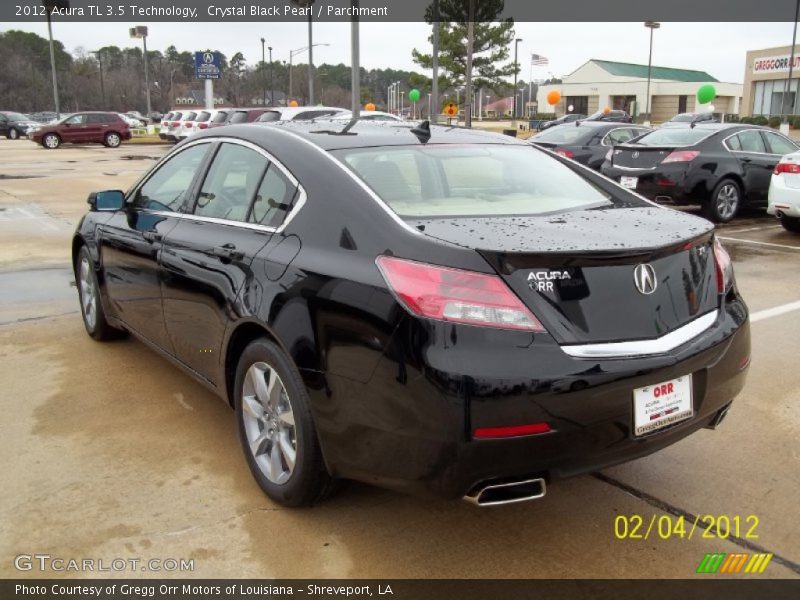 Crystal Black Pearl / Parchment 2012 Acura TL 3.5 Technology
