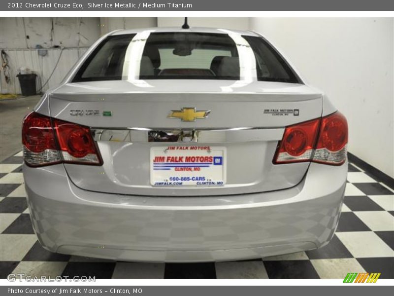 Silver Ice Metallic / Medium Titanium 2012 Chevrolet Cruze Eco