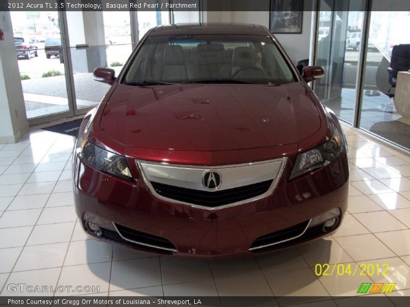 Basque Red Pearl / Parchment 2012 Acura TL 3.5 Technology
