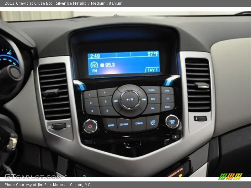 Silver Ice Metallic / Medium Titanium 2012 Chevrolet Cruze Eco