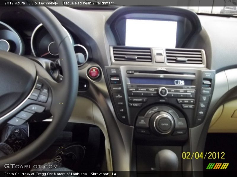Basque Red Pearl / Parchment 2012 Acura TL 3.5 Technology