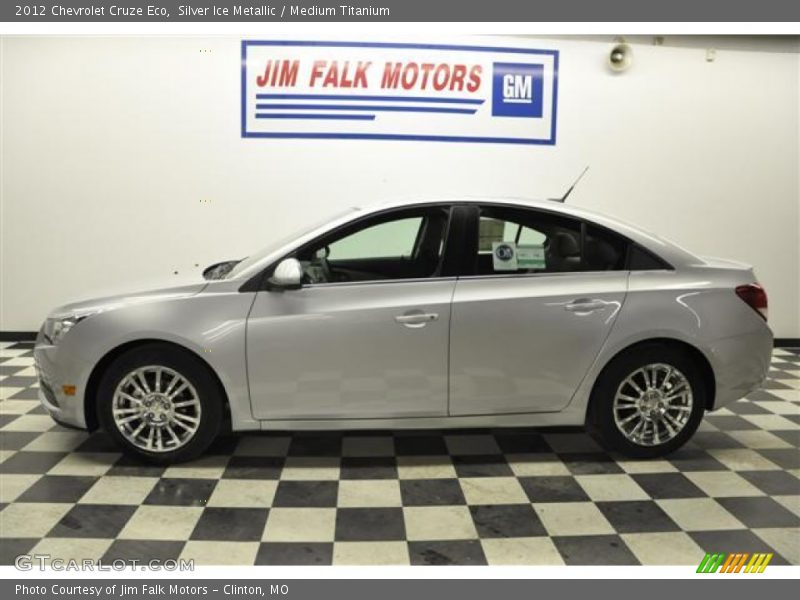 Silver Ice Metallic / Medium Titanium 2012 Chevrolet Cruze Eco