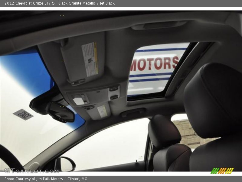 Black Granite Metallic / Jet Black 2012 Chevrolet Cruze LT/RS