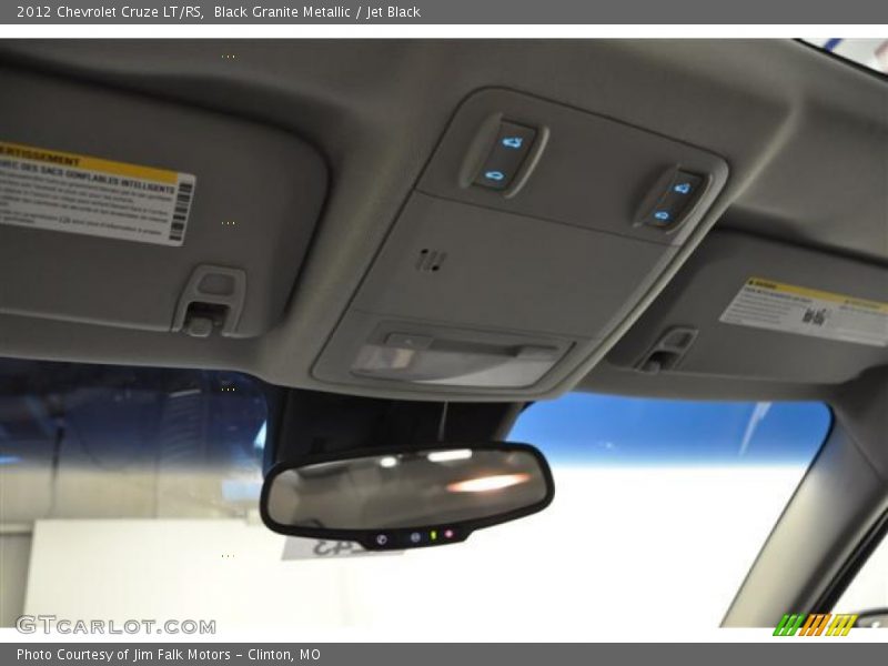 Black Granite Metallic / Jet Black 2012 Chevrolet Cruze LT/RS