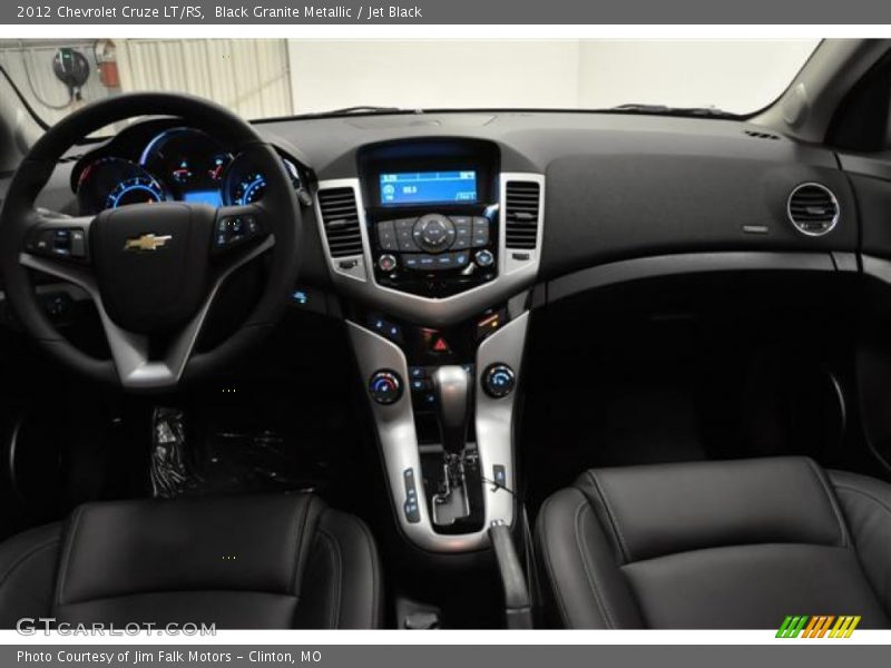 Black Granite Metallic / Jet Black 2012 Chevrolet Cruze LT/RS