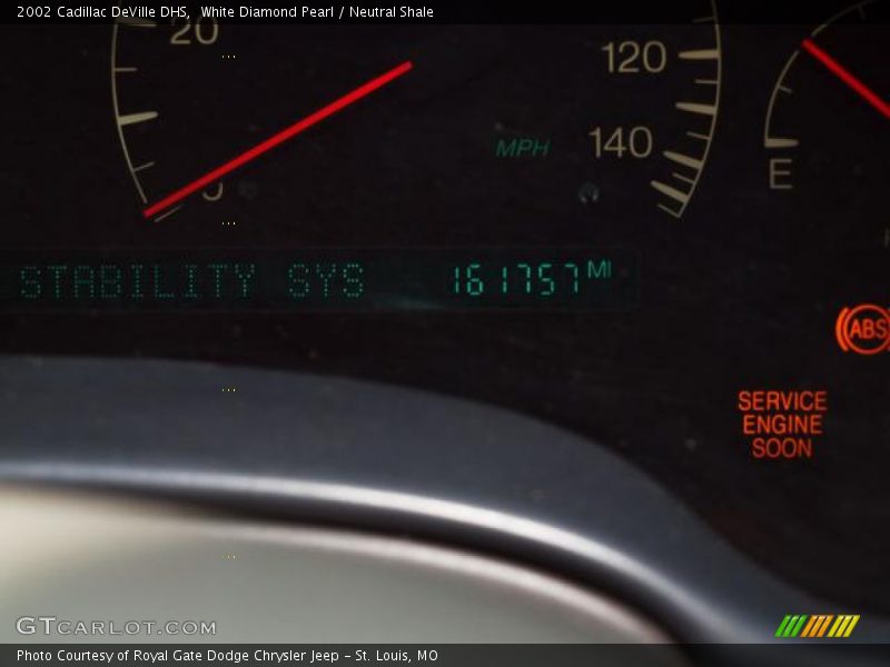 White Diamond Pearl / Neutral Shale 2002 Cadillac DeVille DHS