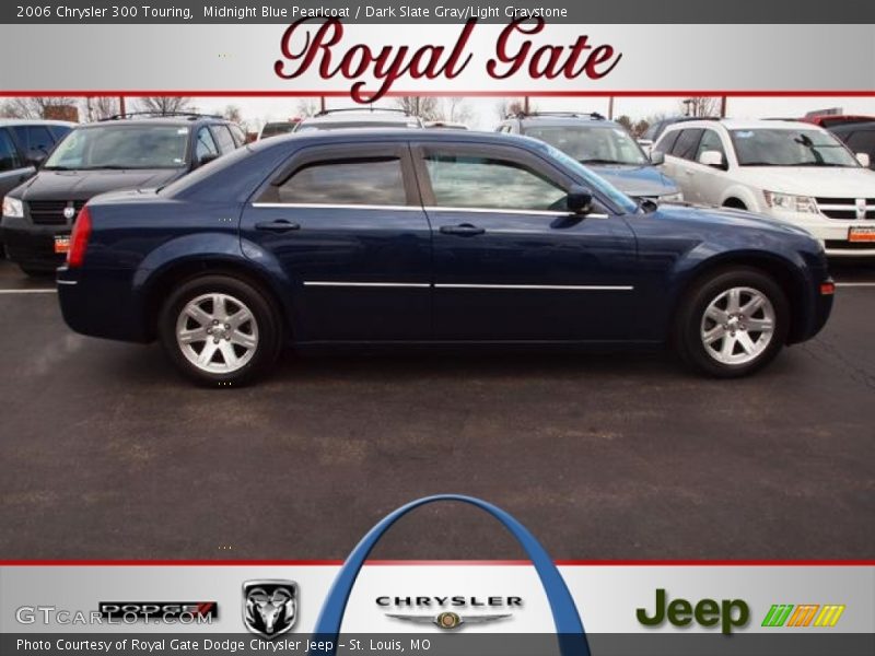 Midnight Blue Pearlcoat / Dark Slate Gray/Light Graystone 2006 Chrysler 300 Touring