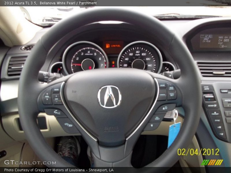 Bellanova White Pearl / Parchment 2012 Acura TL 3.5