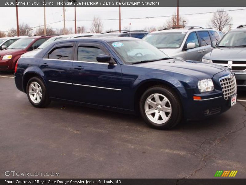 Midnight Blue Pearlcoat / Dark Slate Gray/Light Graystone 2006 Chrysler 300 Touring