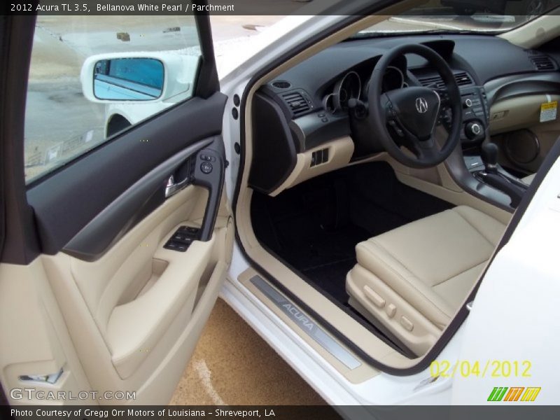 Bellanova White Pearl / Parchment 2012 Acura TL 3.5