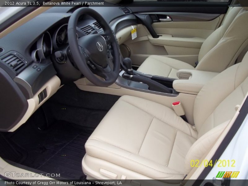 Bellanova White Pearl / Parchment 2012 Acura TL 3.5