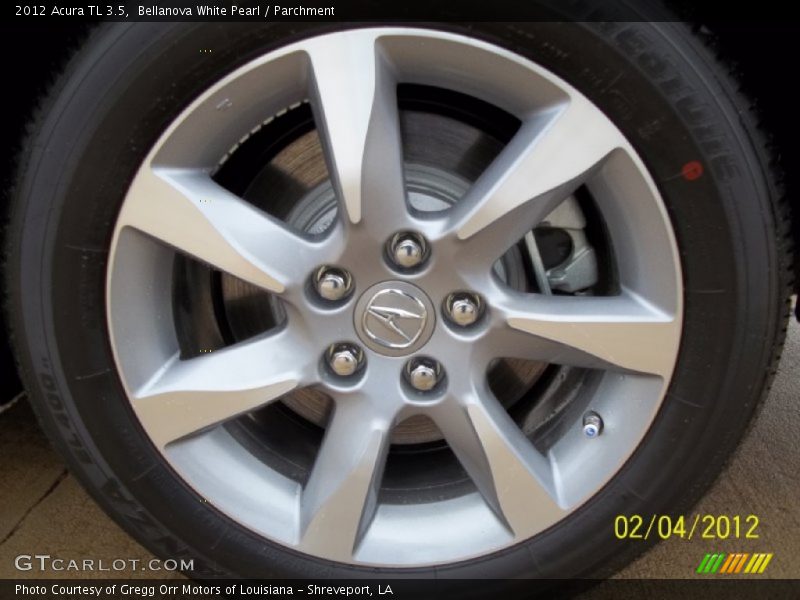 Bellanova White Pearl / Parchment 2012 Acura TL 3.5
