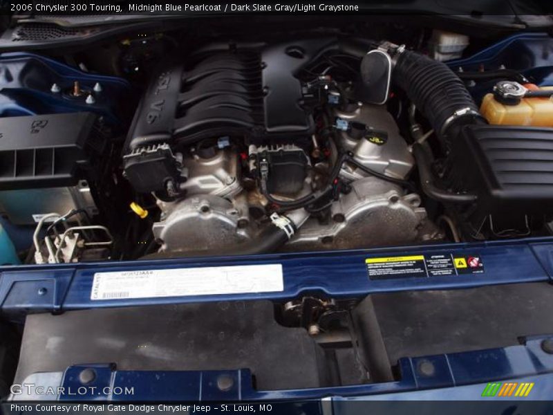 Midnight Blue Pearlcoat / Dark Slate Gray/Light Graystone 2006 Chrysler 300 Touring