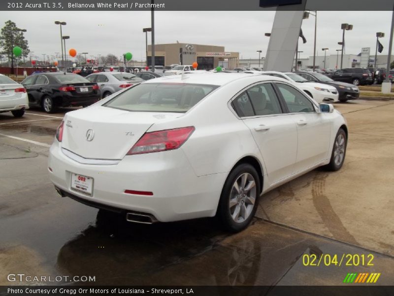 Bellanova White Pearl / Parchment 2012 Acura TL 3.5