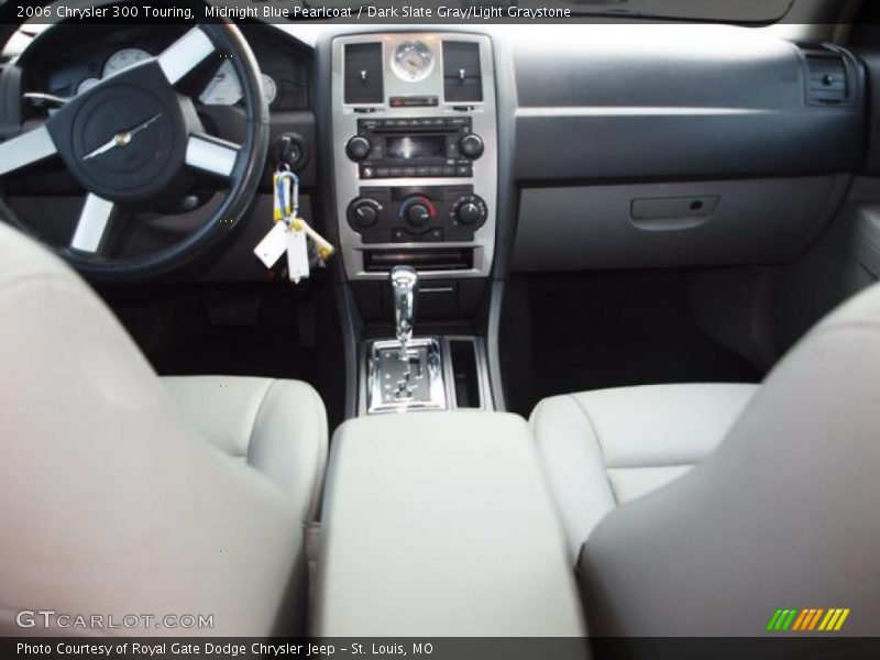 Midnight Blue Pearlcoat / Dark Slate Gray/Light Graystone 2006 Chrysler 300 Touring