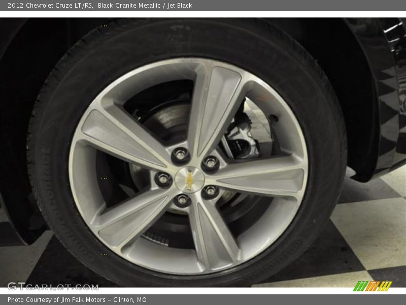 Black Granite Metallic / Jet Black 2012 Chevrolet Cruze LT/RS