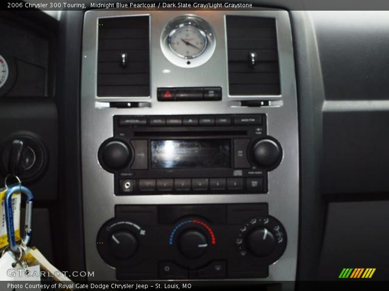 Midnight Blue Pearlcoat / Dark Slate Gray/Light Graystone 2006 Chrysler 300 Touring