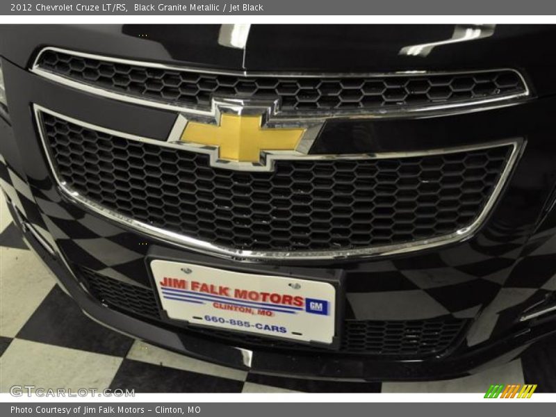 Black Granite Metallic / Jet Black 2012 Chevrolet Cruze LT/RS