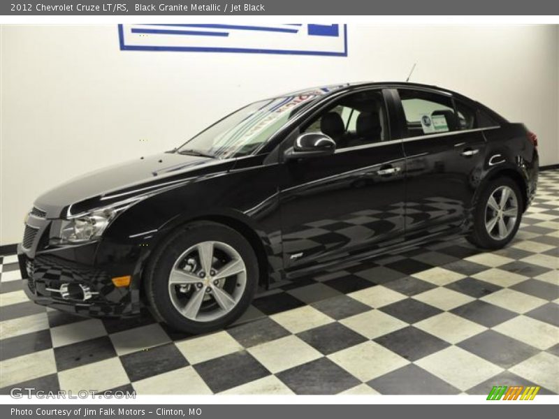 Black Granite Metallic / Jet Black 2012 Chevrolet Cruze LT/RS