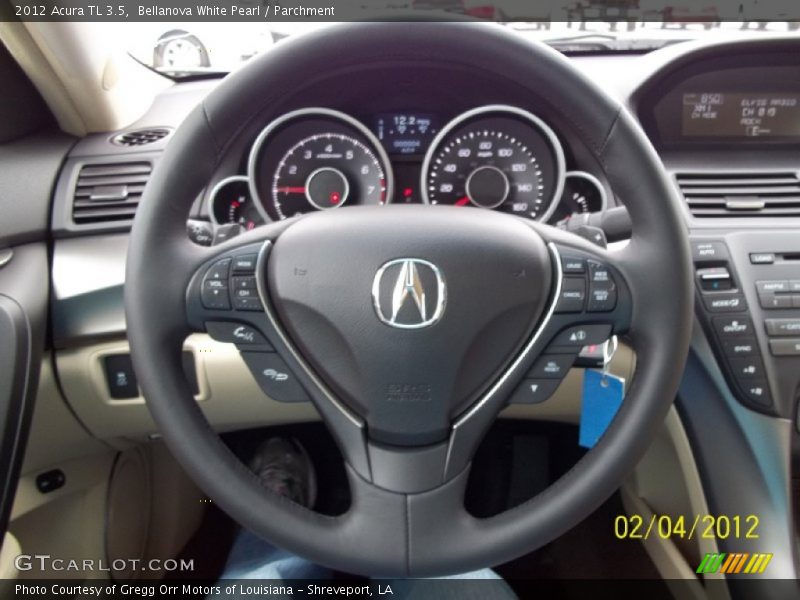 Bellanova White Pearl / Parchment 2012 Acura TL 3.5