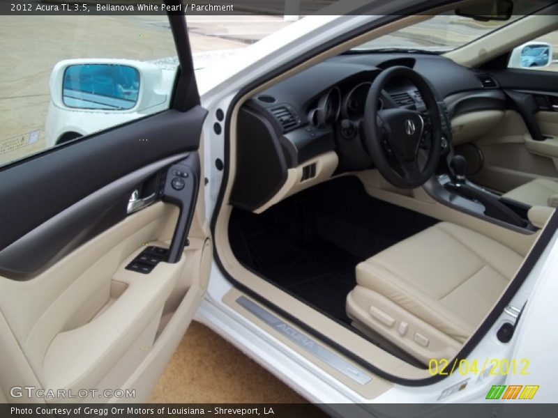 Bellanova White Pearl / Parchment 2012 Acura TL 3.5