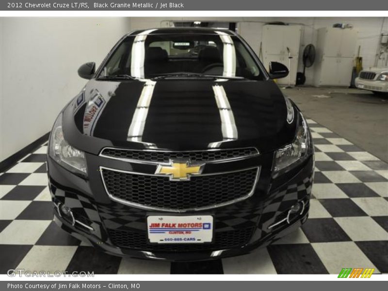 Black Granite Metallic / Jet Black 2012 Chevrolet Cruze LT/RS