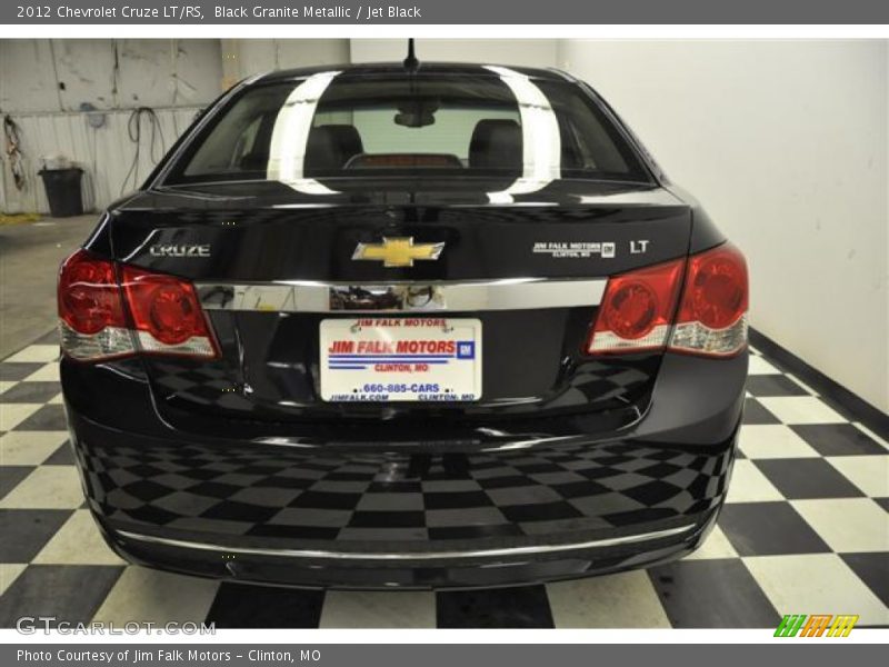 Black Granite Metallic / Jet Black 2012 Chevrolet Cruze LT/RS