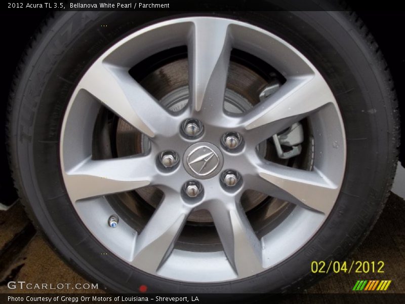 Bellanova White Pearl / Parchment 2012 Acura TL 3.5