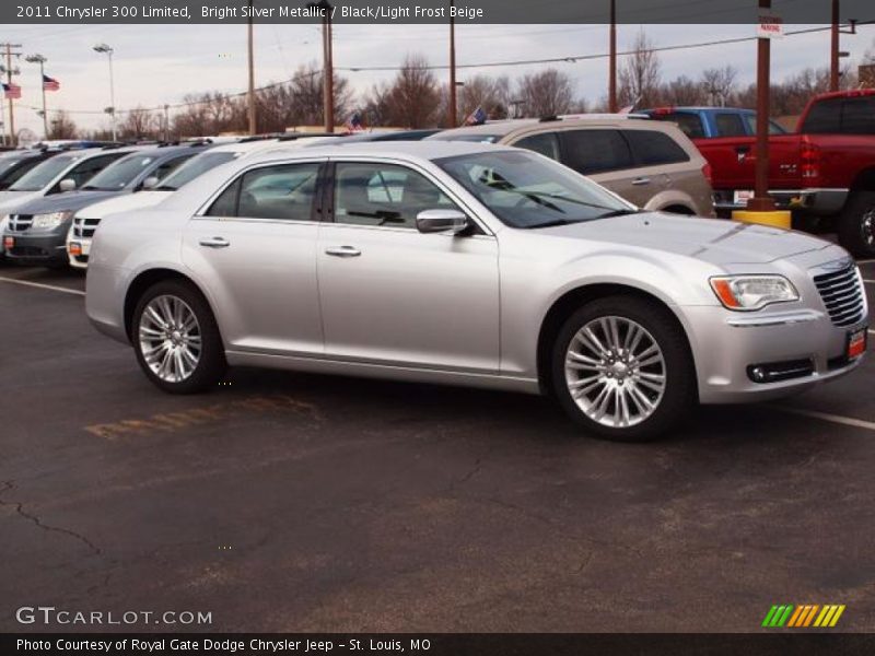 Bright Silver Metallic / Black/Light Frost Beige 2011 Chrysler 300 Limited