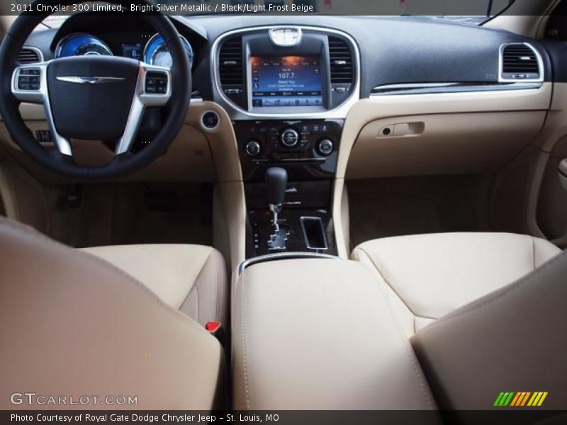 Bright Silver Metallic / Black/Light Frost Beige 2011 Chrysler 300 Limited