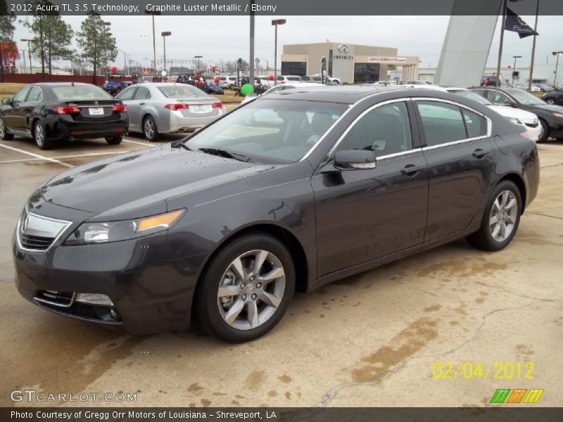Graphite Luster Metallic / Ebony 2012 Acura TL 3.5 Technology