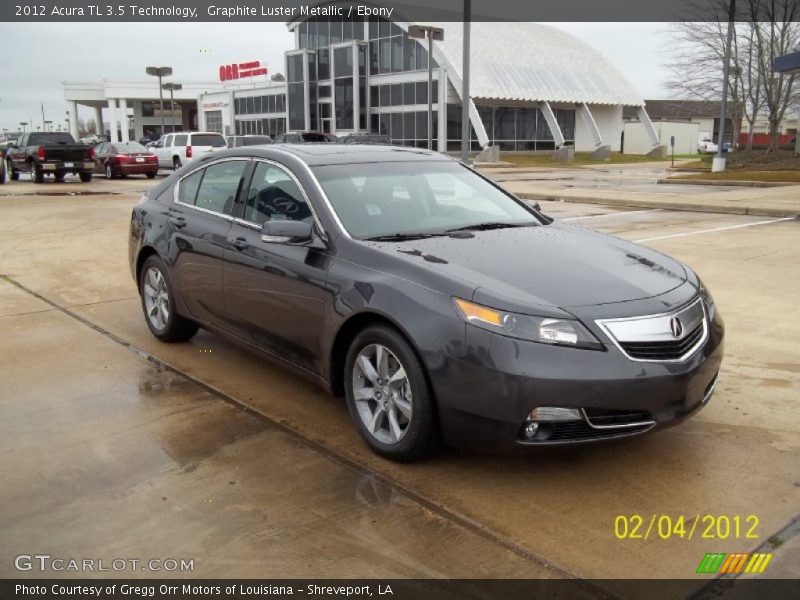 Graphite Luster Metallic / Ebony 2012 Acura TL 3.5 Technology