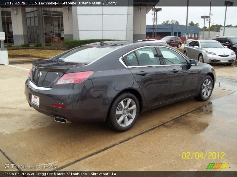 Graphite Luster Metallic / Ebony 2012 Acura TL 3.5 Technology
