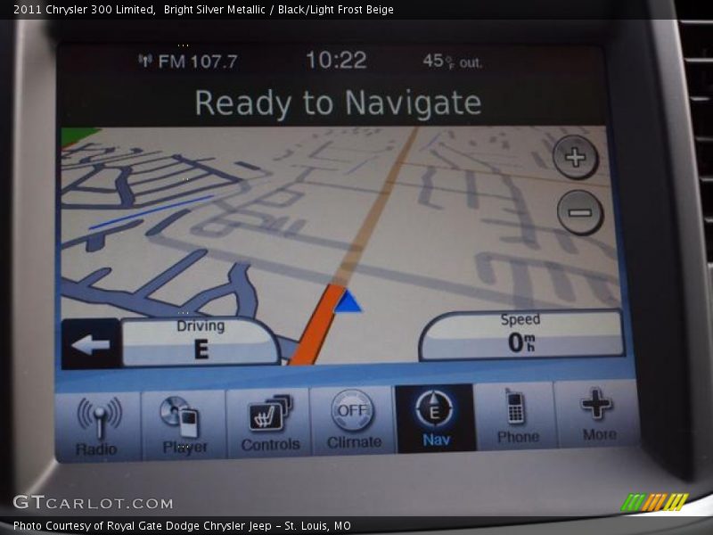 Bright Silver Metallic / Black/Light Frost Beige 2011 Chrysler 300 Limited