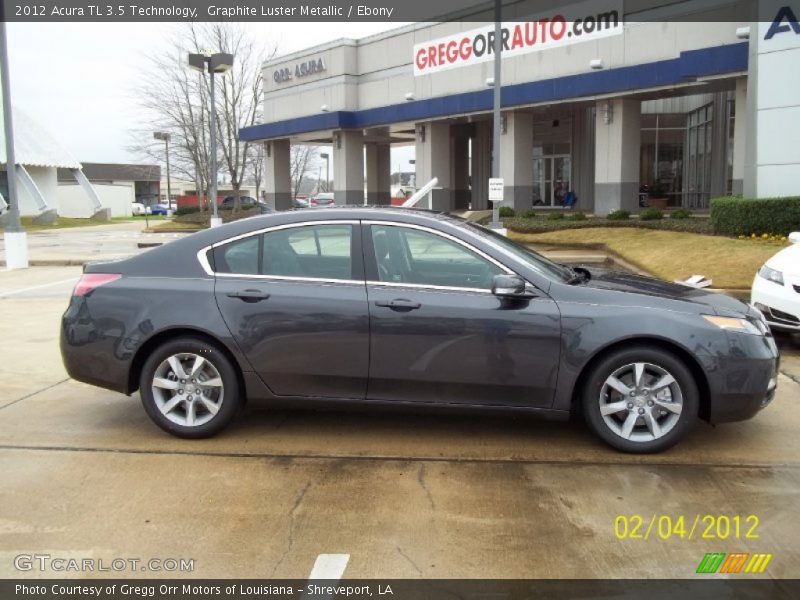 Graphite Luster Metallic / Ebony 2012 Acura TL 3.5 Technology