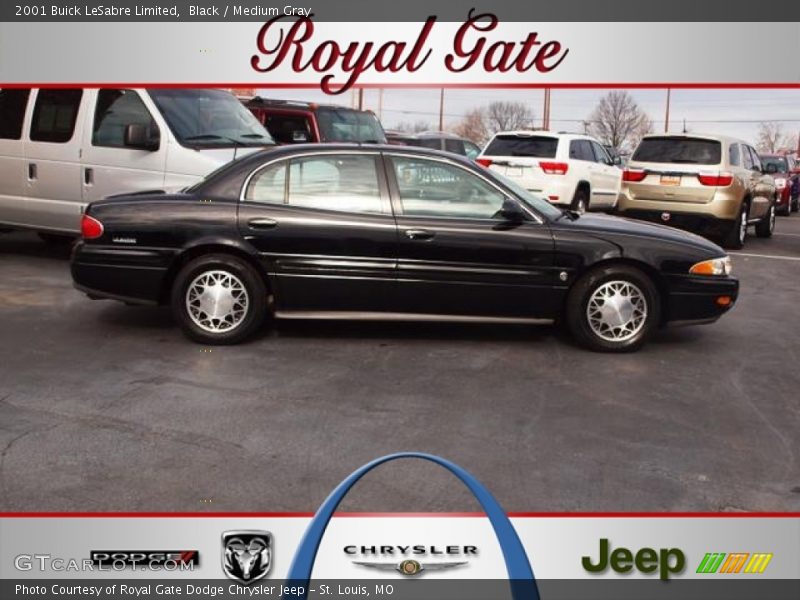 Black / Medium Gray 2001 Buick LeSabre Limited