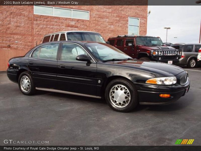 Black / Medium Gray 2001 Buick LeSabre Limited