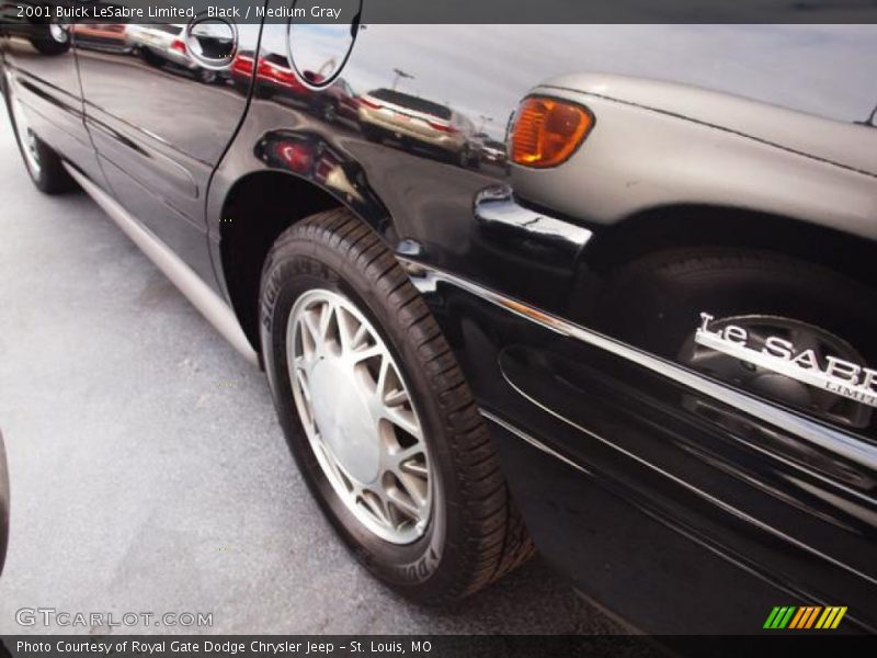 Black / Medium Gray 2001 Buick LeSabre Limited