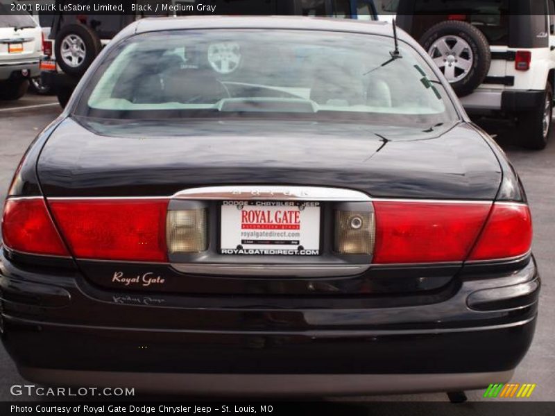Black / Medium Gray 2001 Buick LeSabre Limited