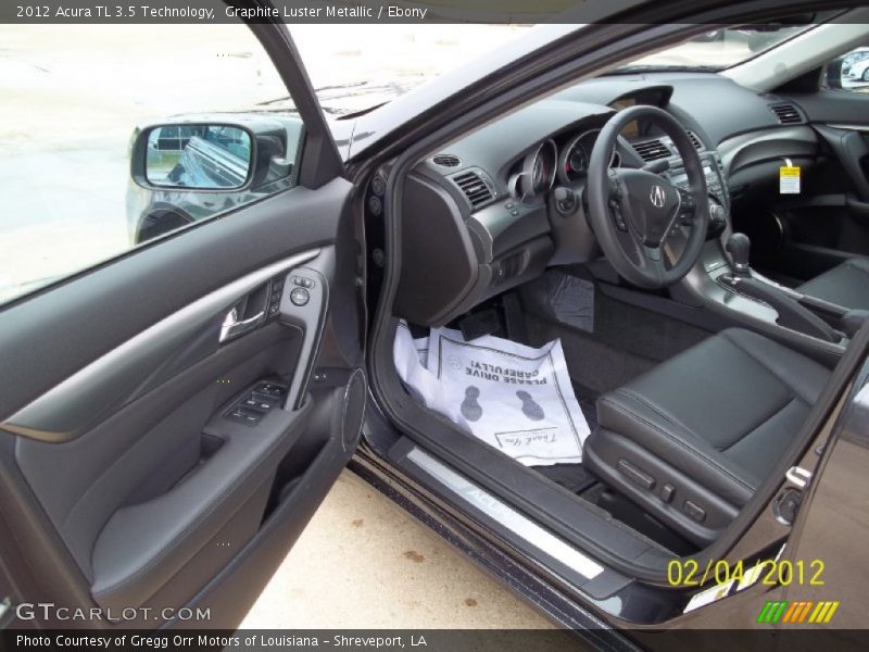 Graphite Luster Metallic / Ebony 2012 Acura TL 3.5 Technology