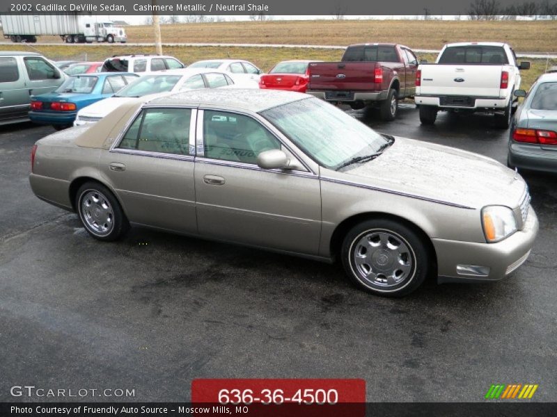 Cashmere Metallic / Neutral Shale 2002 Cadillac DeVille Sedan